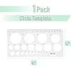 image:imageMr Pen Circle Template 2 pcs Large and Small Size Circle Stencil  Circle Ruler Circle Templates for Drafting Circle Template for Drawing Circle Tracers for Drawing Circle TracerCircle Template  1 pcs