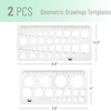 image:imageMr Pen Circle Template 2 pcs Large and Small Size Circle Stencil  Circle Ruler Circle Templates for Drafting Circle Template for Drawing Circle Tracers for Drawing Circle TracerCircle  Hexagons  Squares  Triangles Template