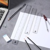 image:imageMr Pen Clear Ruler Set 3 Pack 6 8 and 12 Inch EasytoRead Markings  ScratchResistant Design Durable Plastic Rulers for Crafting Office amp School School Supplies