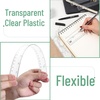 image:imageMr Pen Clear Ruler Set 3 Pack 6 8 and 12 Inch EasytoRead Markings  ScratchResistant Design Durable Plastic Rulers for Crafting Office amp School School Supplies