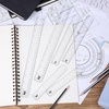 image:imageMr Pen Clear Ruler Set 6 Pack 6 8 and 12 Metric amp Imperial  Plastic Ruler Transparent Measuring tools