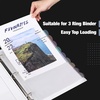 image:imageMr Pen Clear Sheet Protectors with Tabs 85x11 Inches 8 Tabs 4 Sets  Durable Clear Plastic Dividers for 3 Ring Binders Insertable Index Page Divider with Multicolor TabsMorandi