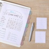 image:imageMr Pen Clear Sheet Protectors with Tabs 85x11 Inches 8 Tabs 4 Sets  Durable Clear Plastic Dividers for 3 Ring Binders Insertable Index Page Divider with Multicolor TabsMorandi