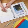 image:imageMr Pen Clear Sheet Protectors with Tabs 85x11 Inches 8 Tabs 4 Sets  Durable Clear Plastic Dividers for 3 Ring Binders Insertable Index Page Divider with Multicolor TabsPastel