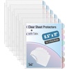 image:imageMr Pen Clear Sheet Protectors with Tabs 85x11 Inches 8 Tabs 4 Sets  Durable Clear Plastic Dividers for 3 Ring Binders Insertable Index Page Divider with Multicolor TabsMorandi