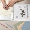image:imageMr Pen Clear Sheet Protectors with Tabs 85x11 Inches 8 Tabs 4 Sets  Durable Clear Plastic Dividers for 3 Ring Binders Insertable Index Page Divider with Multicolor TabsMorandi