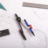 image:imageMr Pen Compass for Geometry Mechanical Pencil Style  Drawing Compass Drawing Tool Math Compass Drafting Tools Drawing Tools Geometry Compass Geometry Drafting Compass