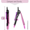 image:imageMr Pen Compass for Geometry Pink Math Compass Drafting Tools  Circle Drawing Tool