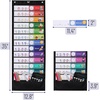 image:imageMr Pen Daily Schedule Pocket Charts 131 Pocket  26 Double Sided Reusable Cards13 Colored13 Blanked 128x35 Pocket Chart for Classroom Classroom Pocket Chart