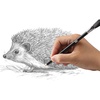 image:imageMr Pen Detail Eraser Pencil 2 Pack  Precision Erasers with Brush and Sharpener for Artists and Beginners
