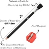 image:imageMr Pen Detail Eraser Pencil 2 Pack  Precision Erasers with Brush and Sharpener for Artists and Beginners