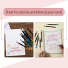 image:imageMr Pen Double Line Outline Markers 10 Pack Metallic Colors  Squiggles Shimmer Outline Pens Craft Markers for Drawing Doodling Card Making and DIY Projects24 Pack