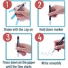 image:imageMr Pen Double Line Outline Markers 10 Pack Metallic Colors  Squiggles Shimmer Outline Pens Craft Markers for Drawing Doodling Card Making and DIY Projects10 Pack