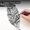 image:imageMr Pen Drawing Pens for Artists 08mm 12 Pack Black  Micro Pens for Drawing Fine PointBlack