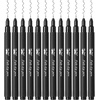 image:imageMr Pen Drawing Pens for Artists 08mm 12 Pack Black  Micro Pens for Drawing Fine PointBlack