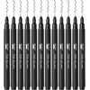 image:imageMr Pen Drawing Pens for Artists 08mm 12 Pack Black  Micro Pens for Drawing Fine PointBlack