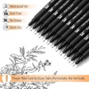 image:imageMr Pen Drawing Pens for Artists 08mm 12 Pack Black  Micro Pens for Drawing Fine PointBlack