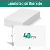 image:imageMr Pen Dry Erase Index Cards 4 x 6 40 pcs White Large  Laminated on One Side Whiteboard Cards for School Work Housework Erasable Flashcards