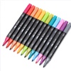 image:imageMr Pen Dual Tip Brush Pens 12 pcs Vibrant Colors  Brush and Fine Tip Marker Dual Tip Markers Art Markers for Adults