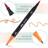 image:imageMr Pen Dual Tip Brush Pens 12 pcs Vibrant Colors  Brush and Fine Tip Marker Dual Tip Markers Art Markers for Adults