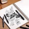 image:imageMr Pen Dual Tip Permanent Markers 12 Pack Fine amp Ultra Fine Tip  Fine Tip Permanent MarkersBlack