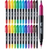 image:imageMr Pen Dual Tip Permanent Markers 12 Pack Fine amp Ultra Fine Tip  Fine Tip Permanent MarkersVibrant