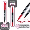 image:imageMr Pen Dual Tip Permanent Markers 12 Pack Fine amp Ultra Fine Tip  Fine Tip Permanent MarkersVibrant