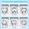image:imageMr Pen EmoVerse Magnet Feeling Chart with Bible Verse Guide 145x114  Emotions Chart for Kids and Adults 30 Different Feelings