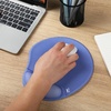 image:imageMr Pen Ergonomic Mouse Pad with Wrist Rest Grim Reader Design  Breathable Fabric with Memory Foam Cushion NonSlip Rubber Base Gel Mouse Pad with Wrist SupportDusky BluePurple