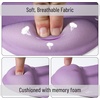 image:imageMr Pen Ergonomic Mouse Pad with Wrist Rest Grim Reader Design  Breathable Fabric with Memory Foam Cushion NonSlip Rubber Base Gel Mouse Pad with Wrist SupportPurple