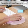 image:imageMr Pen Ergonomic Mouse Pad with Wrist Rest Grim Reader Design  Breathable Fabric with Memory Foam Cushion NonSlip Rubber Base Gel Mouse Pad with Wrist SupportBlush Pink