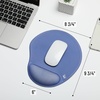 image:imageMr Pen Ergonomic Mouse Pad with Wrist Rest Grim Reader Design  Breathable Fabric with Memory Foam Cushion NonSlip Rubber Base Gel Mouse Pad with Wrist SupportDusky BluePurple