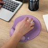image:imageMr Pen Ergonomic Mouse Pad with Wrist Rest Grim Reader Design  Breathable Fabric with Memory Foam Cushion NonSlip Rubber Base Gel Mouse Pad with Wrist SupportPurple
