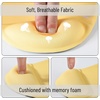 image:imageMr Pen Ergonomic Mouse Pad with Wrist Rest Grim Reader Design  Breathable Fabric with Memory Foam Cushion NonSlip Rubber Base Gel Mouse Pad with Wrist SupportYellow