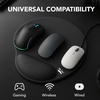 image:imageMr Pen Ergonomic Mouse Pad with Wrist Rest Grim Reader Design  Breathable Fabric with Memory Foam Cushion NonSlip Rubber Base Gel Mouse Pad with Wrist SupportBlack