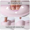 image:imageMr Pen Ergonomic Mouse Pad with Wrist Rest Grim Reader Design  Breathable Fabric with Memory Foam Cushion NonSlip Rubber Base Gel Mouse Pad with Wrist SupportBlush Pink
