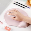 image:imageMr Pen Ergonomic Mouse Pad with Wrist Rest Grim Reader Design  Breathable Fabric with Memory Foam Cushion NonSlip Rubber Base Gel Mouse Pad with Wrist SupportBlush Pink