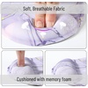 image:imageMr Pen Ergonomic Mouse Pad with Wrist Rest Grim Reader Design  Breathable Fabric with Memory Foam Cushion NonSlip Rubber Base Gel Mouse Pad with Wrist SupportPink Marble Luxe