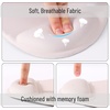image:imageMr Pen Ergonomic Mouse Pad with Wrist Rest Grim Reader Design  Breathable Fabric with Memory Foam Cushion NonSlip Rubber Base Gel Mouse Pad with Wrist SupportBeige