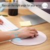 image:imageMr Pen Ergonomic Mouse Pad with Wrist Rest Grim Reader Design  Breathable Fabric with Memory Foam Cushion NonSlip Rubber Base Gel Mouse Pad with Wrist SupportBeige