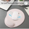 image:imageMr Pen Ergonomic Mouse Pad with Wrist Rest Grim Reader Design  Breathable Fabric with Memory Foam Cushion NonSlip Rubber Base Gel Mouse Pad with Wrist SupportBeige