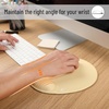 image:imageMr Pen Ergonomic Mouse Pad with Wrist Rest Grim Reader Design  Breathable Fabric with Memory Foam Cushion NonSlip Rubber Base Gel Mouse Pad with Wrist SupportYellow