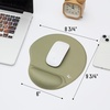 image:imageMr Pen Ergonomic Mouse Pad with Wrist Rest Grim Reader Design  Breathable Fabric with Memory Foam Cushion NonSlip Rubber Base Gel Mouse Pad with Wrist SupportGreen