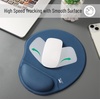 image:imageMr Pen Ergonomic Mouse Pad with Wrist Rest Grim Reader Design  Breathable Fabric with Memory Foam Cushion NonSlip Rubber Base Gel Mouse Pad with Wrist SupportNavy Blue