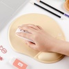 image:imageMr Pen Ergonomic Mouse Pad with Wrist Rest Grim Reader Design  Breathable Fabric with Memory Foam Cushion NonSlip Rubber Base Gel Mouse Pad with Wrist SupportYellow