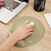 image:imageMr Pen Ergonomic Mouse Pad with Wrist Rest Grim Reader Design  Breathable Fabric with Memory Foam Cushion NonSlip Rubber Base Gel Mouse Pad with Wrist SupportGreen