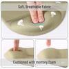 image:imageMr Pen Ergonomic Mouse Pad with Wrist Rest Grim Reader Design  Breathable Fabric with Memory Foam Cushion NonSlip Rubber Base Gel Mouse Pad with Wrist SupportGreen