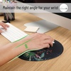 image:imageMr Pen Ergonomic Mouse Pad with Wrist Rest Grim Reader Design  Breathable Fabric with Memory Foam Cushion NonSlip Rubber Base Gel Mouse Pad with Wrist SupportMidnight Bloom