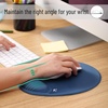 image:imageMr Pen Ergonomic Mouse Pad with Wrist Rest Grim Reader Design  Breathable Fabric with Memory Foam Cushion NonSlip Rubber Base Gel Mouse Pad with Wrist SupportNavy Blue
