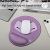 image:imageMr Pen Ergonomic Mouse Pad with Wrist Rest Grim Reader Design  Breathable Fabric with Memory Foam Cushion NonSlip Rubber Base Gel Mouse Pad with Wrist SupportPurple